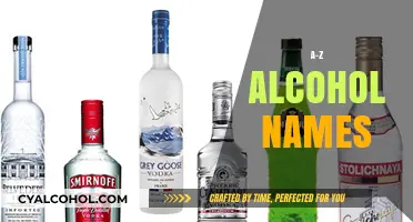 Exploring the World of Alcohol: A Comprehensive A-Z Guide to Drink Names