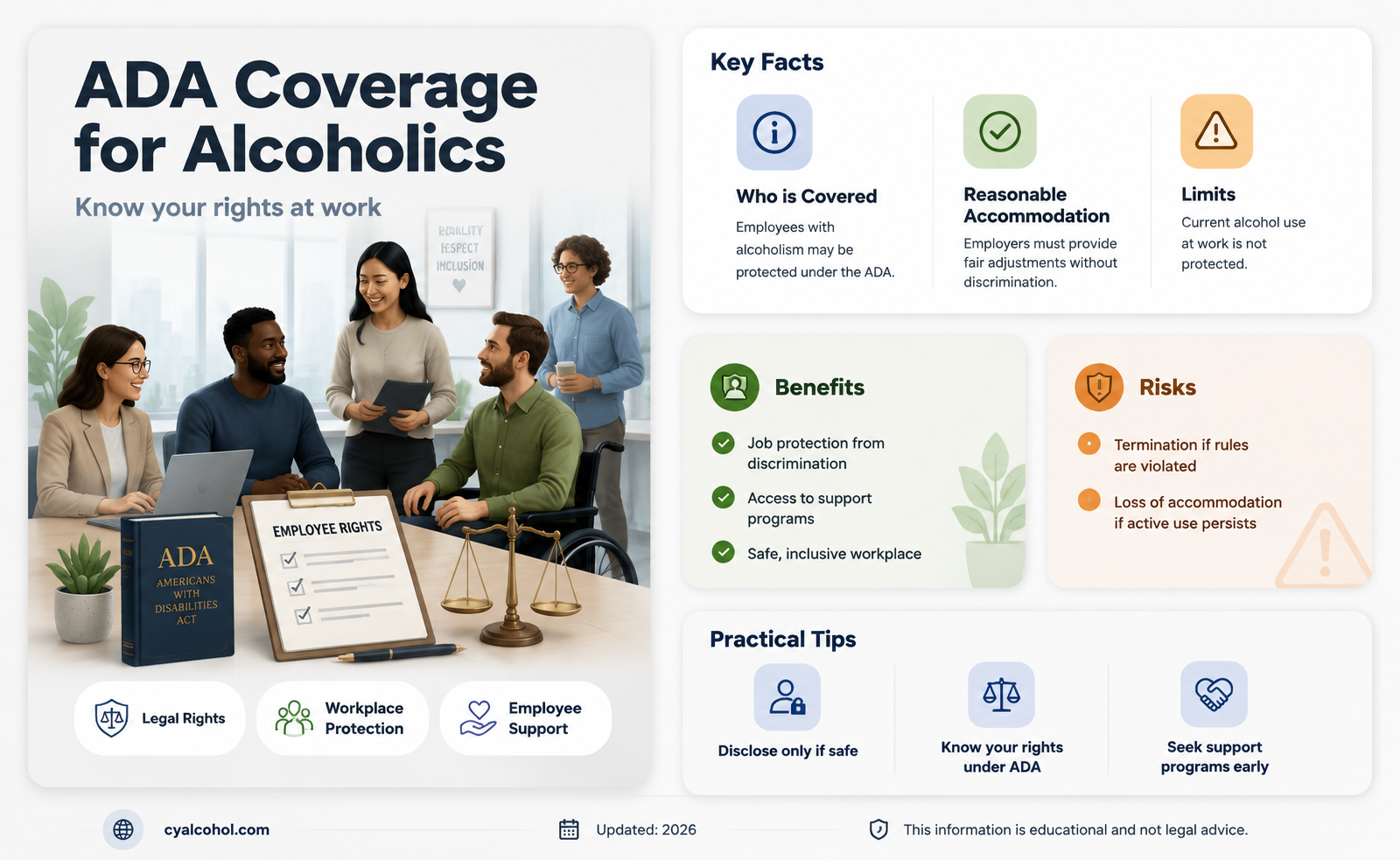are alcoholics covered by the ada