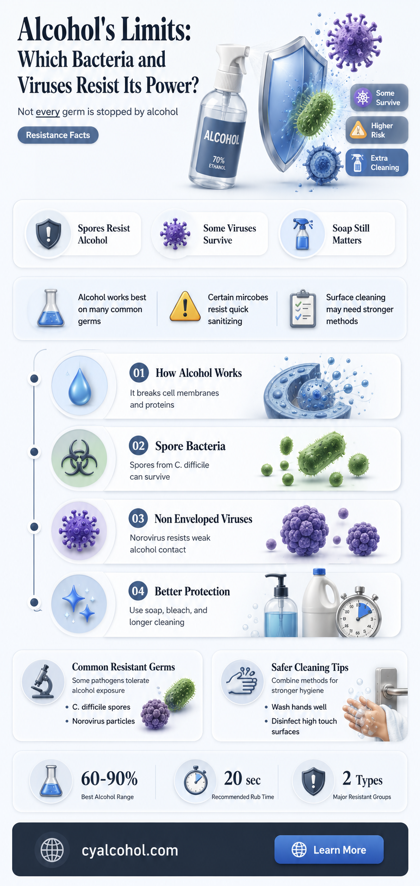 are any bacteria or viruses immune to alcohol