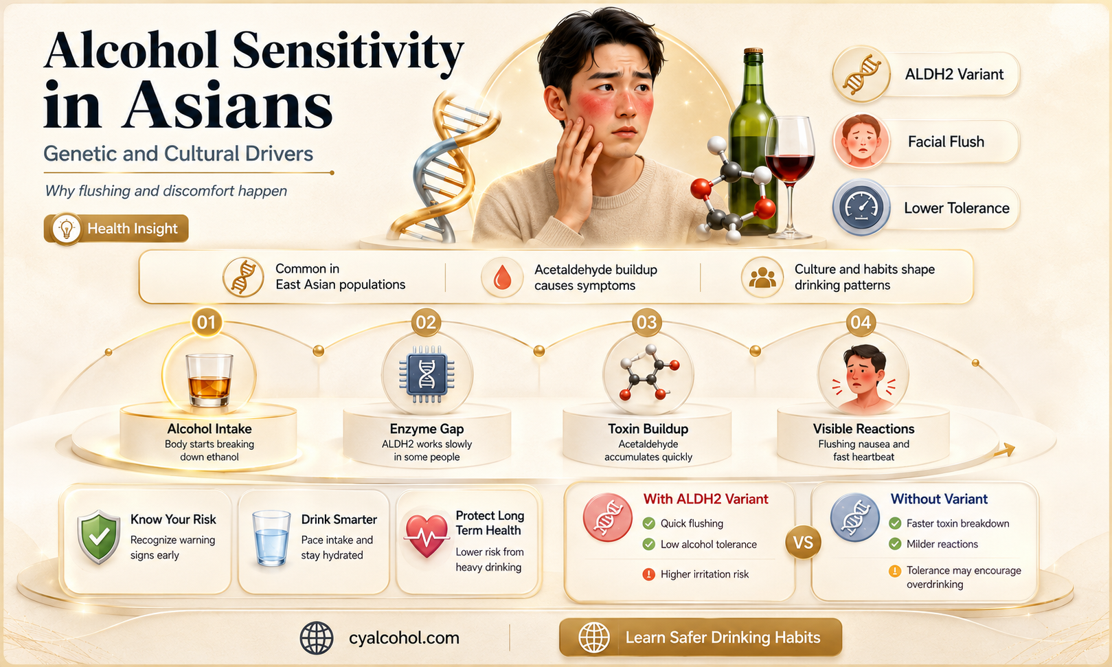 are asians more sensitive to alcohol