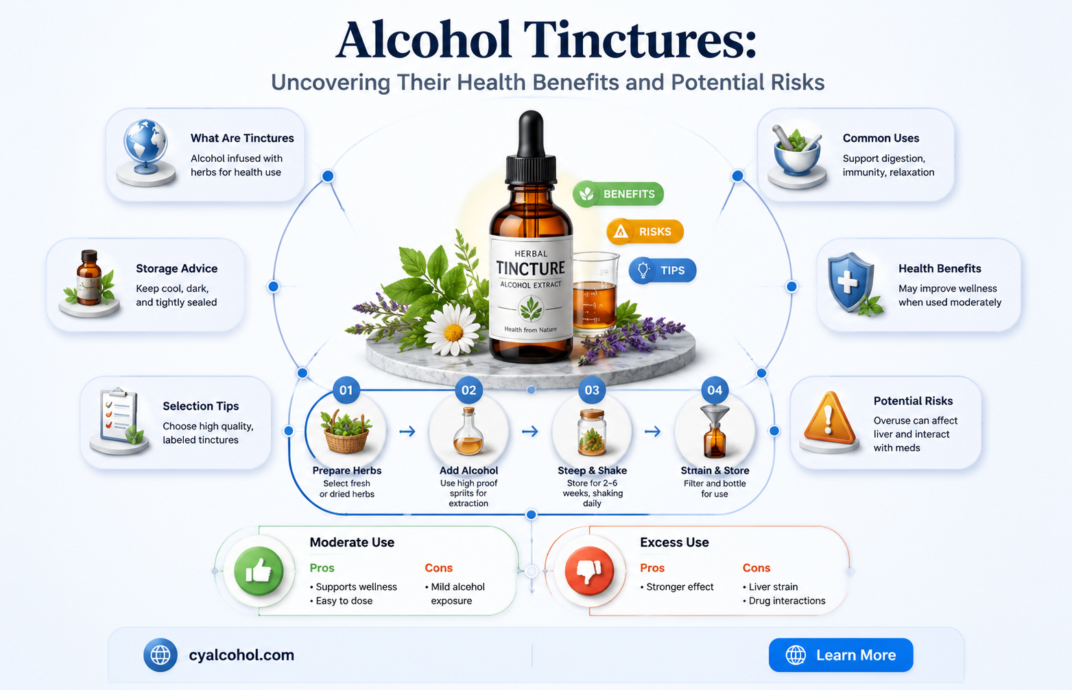 are alcohol tinctures healthy
