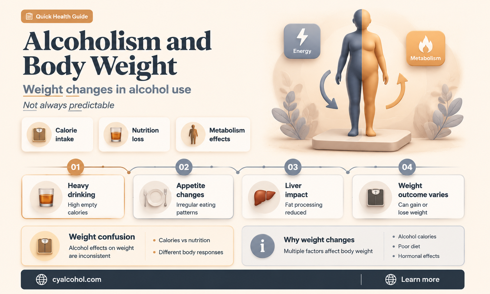 are more alcoholics skinny or overweight