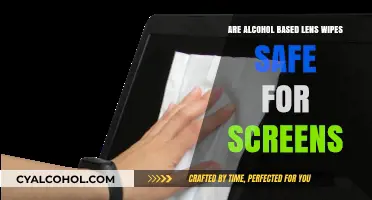 Are Alcohol-Based Lens Wipes Safe for Cleaning Screens?