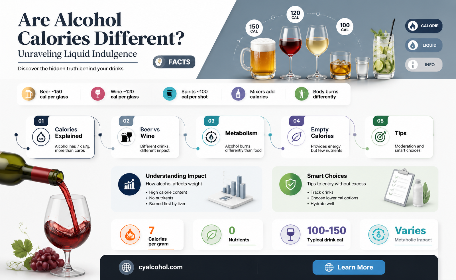 are alcohol calories different
