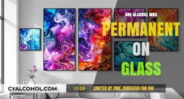 Are Alcohol Inks Permanent on Glass? A Comprehensive Guide