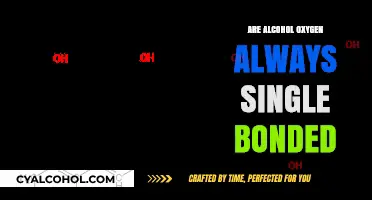 Are Alcohol Oxygen Bonds Always Single? Exploring Chemical Structures