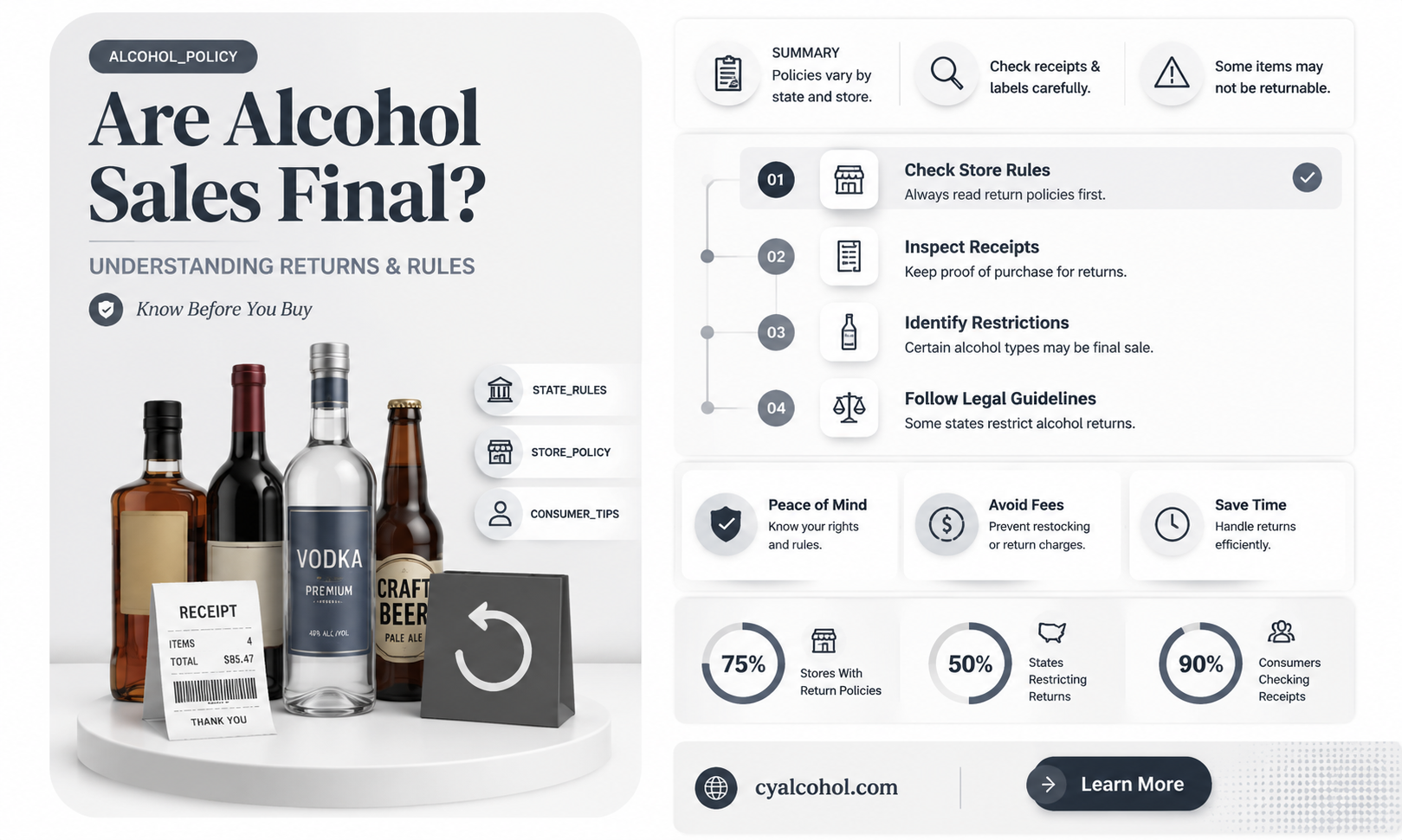 are alcohol sales final