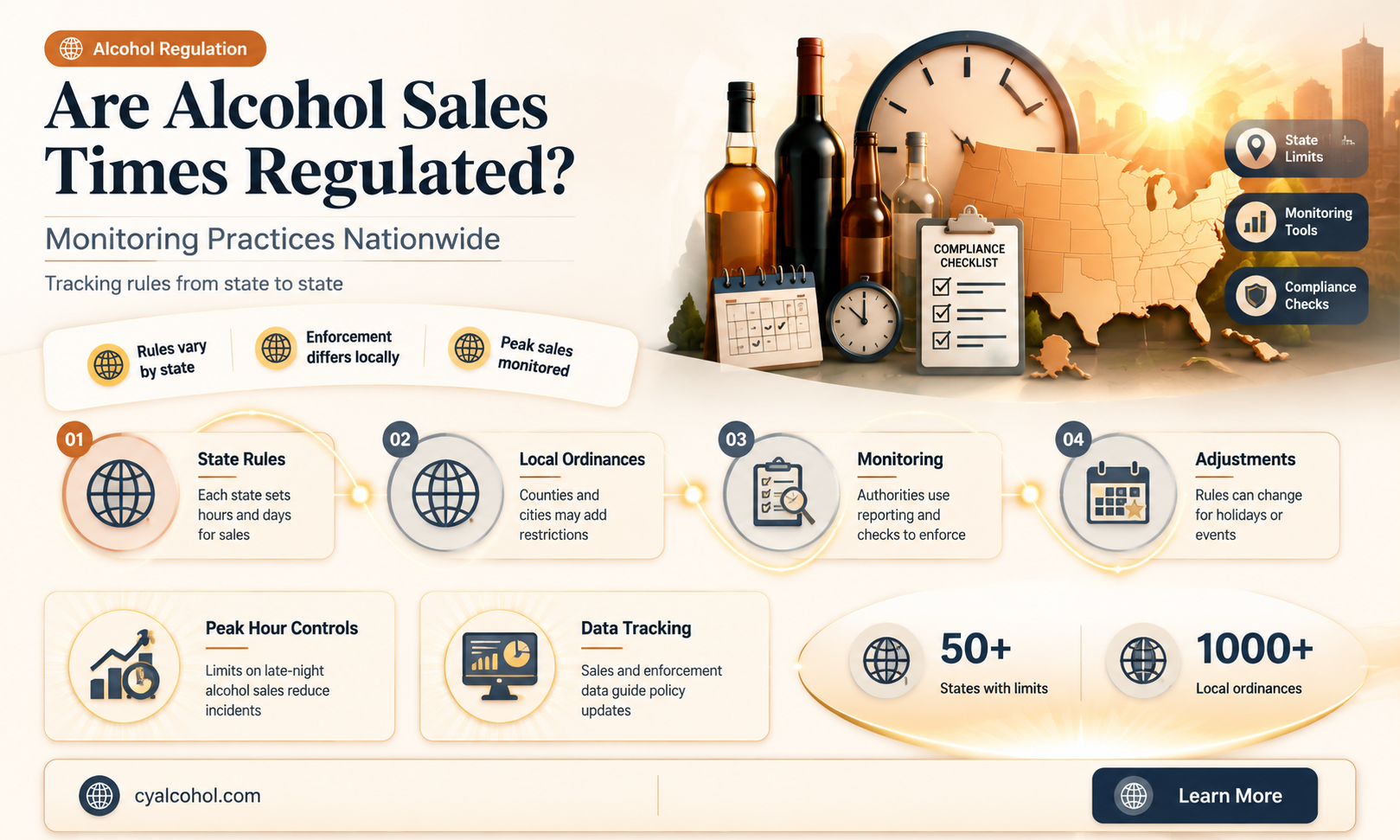 are all alcohol sales times monitored