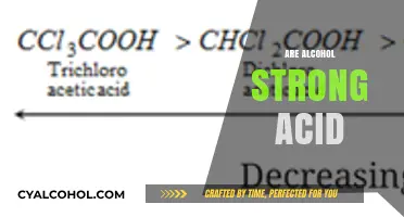 Is Alcohol a Strong Acid? Unraveling the Chemistry Behind the Myth