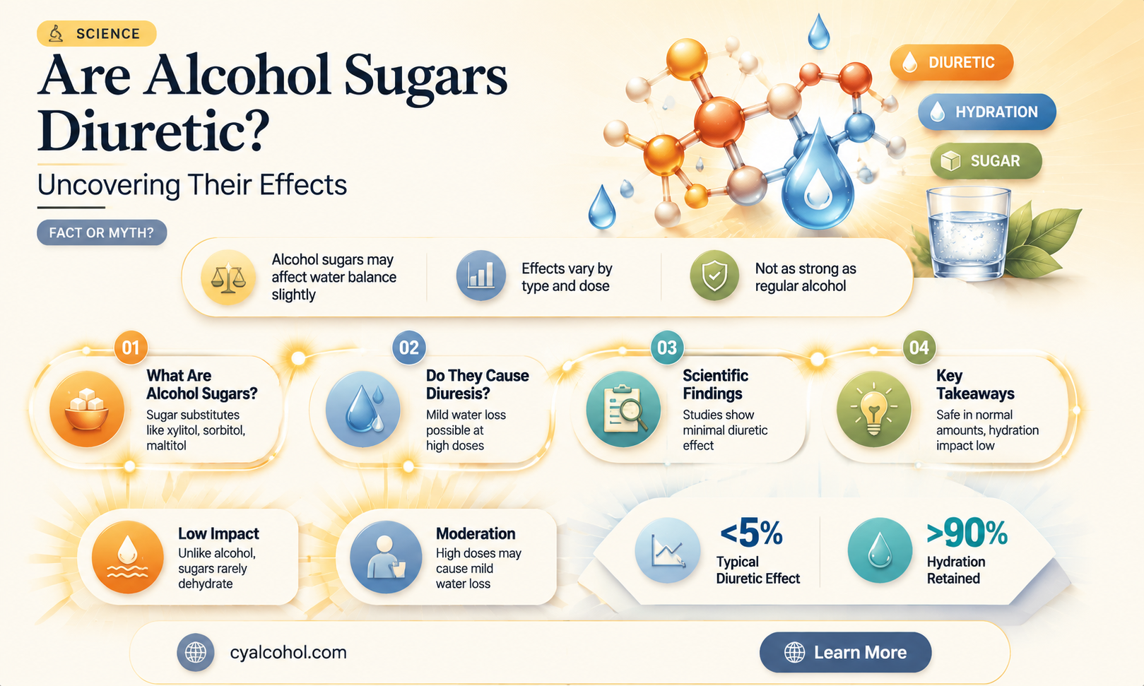 are alcohol sugars diuretic