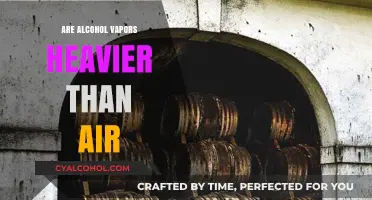 Alcohol Vapors and Air: Unraveling the Myth of Their Weight