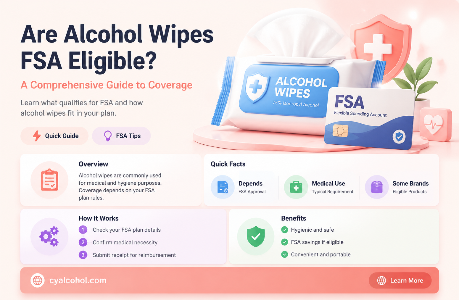 are alcohol wipes fsa eligible