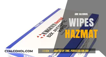 Are Alcohol Wipes Classified as Hazardous Materials? What You Need to Know