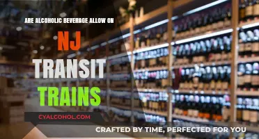 NJ Transit Train Rules: Are Alcoholic Beverages Allowed Onboard?