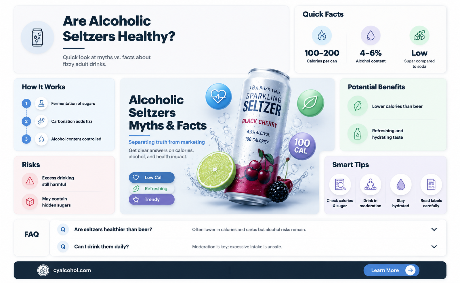 are alcoholic seltzers healthy