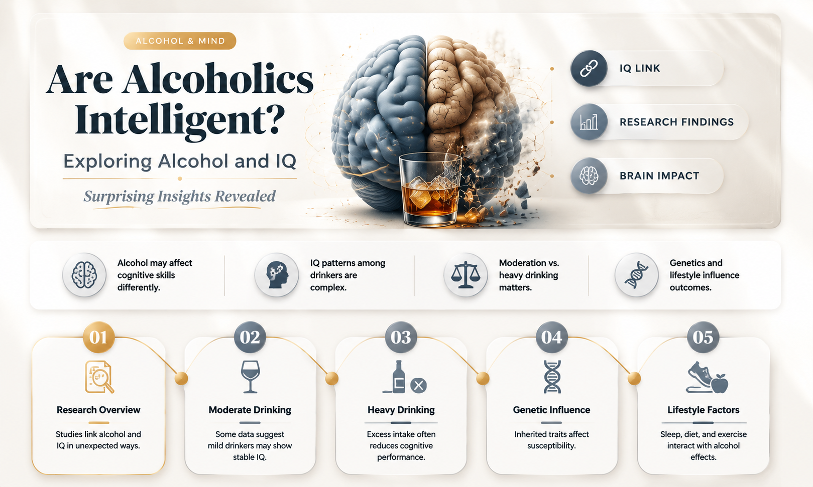 are alcoholics intelligent