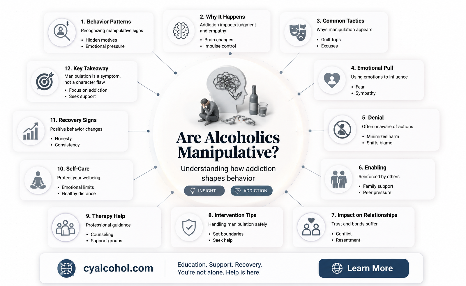 are alcoholics manipulative