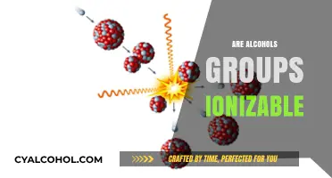 Exploring Alcohol Groups: Are They Ionizable in Chemical Reactions?