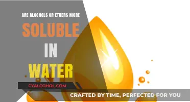 Water Solubility Comparison: Alcohols vs. Ethers Explained