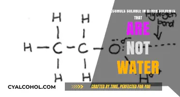 Alcohols: Solubility Beyond Water