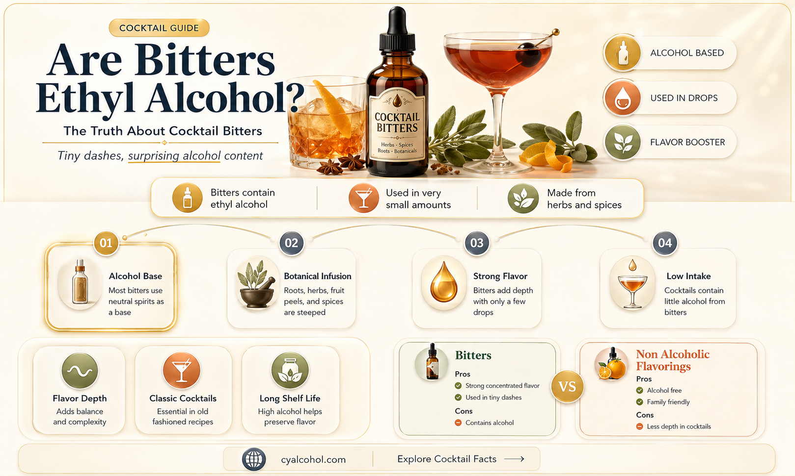 are bitters ethyl alcohol