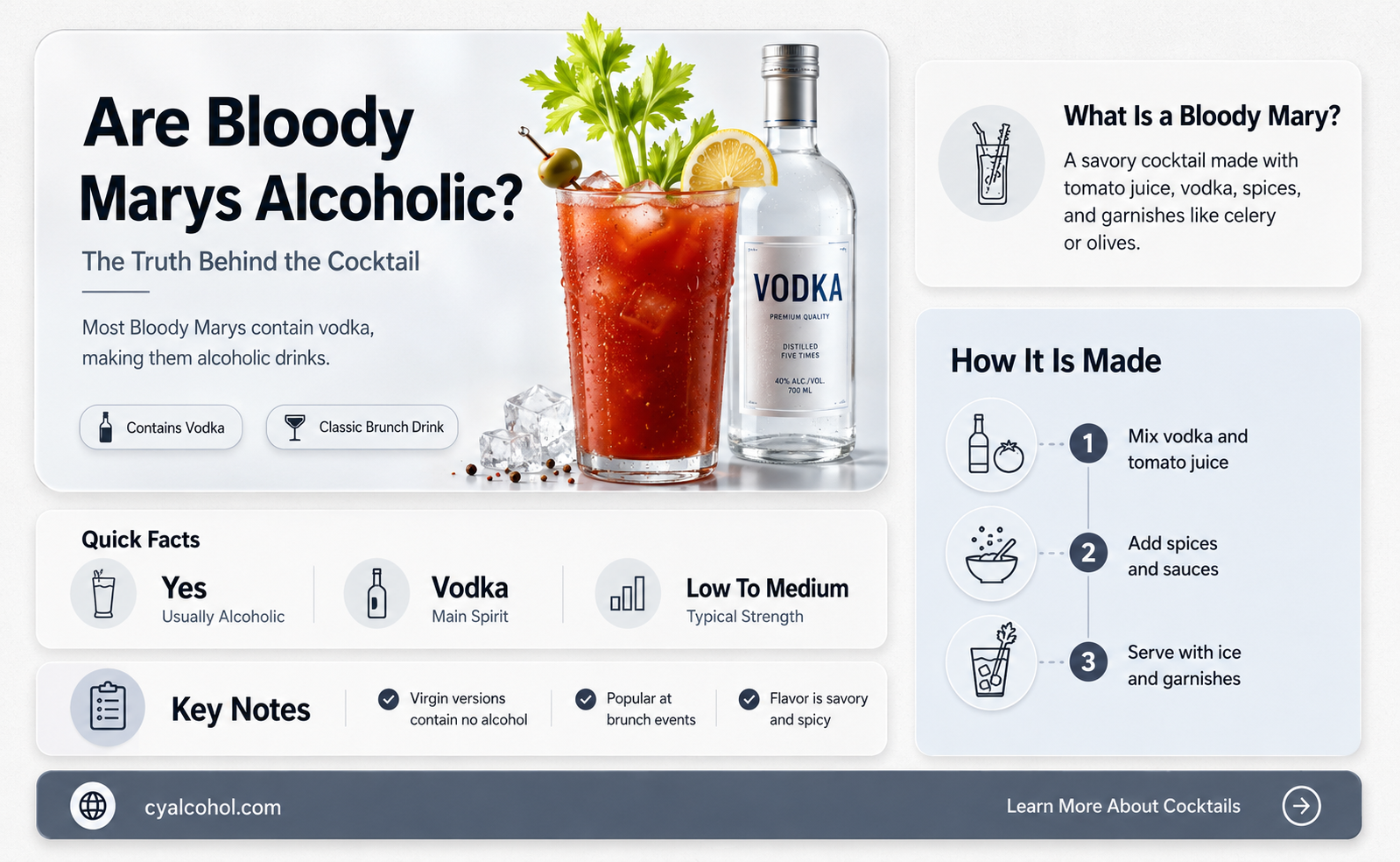 are bloody marys alcoholic