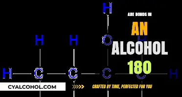 Understanding Alcohol's Molecular Structure: Are Bonds in Alcohol 180 Degrees?