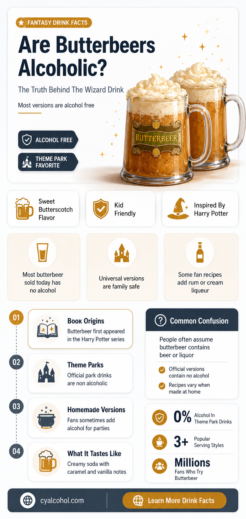 are butterbeers alcoholic
