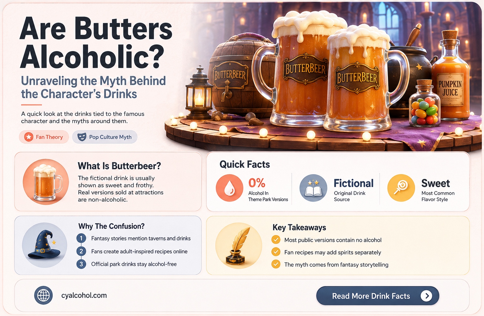 are butters alcoholic