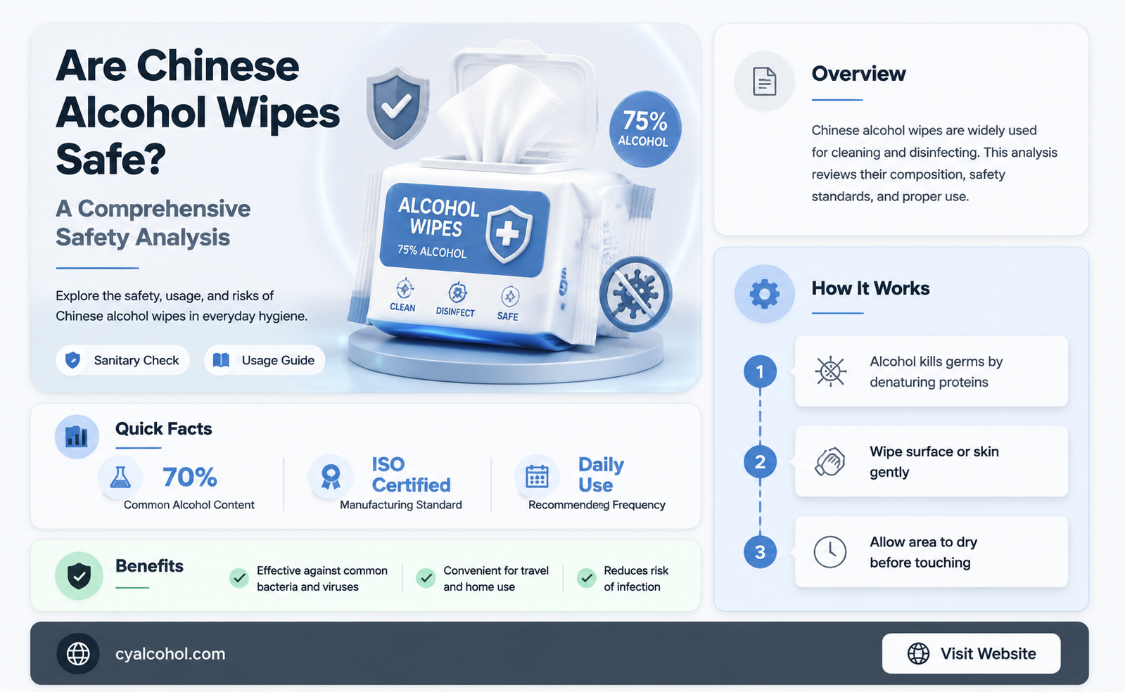 are alcohol wipes from china safe