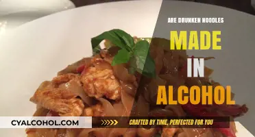 Drunken Noodles: Alcohol-Infused Dish or Just a Spicy Myth?
