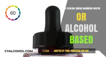 Ecoline Brush Markers: Water or Alcohol Based? Unveiling the Truth