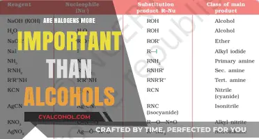 Halogens vs. Alcohols: Which Holds Greater Significance in Chemistry?