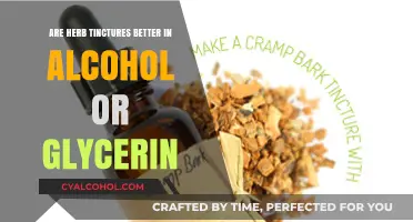 Alcohol vs. Glycerin: Which Base is Best for Herb Tinctures?