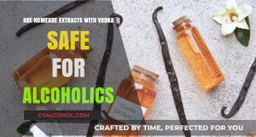 Homemade Extracts with Vodka: Safe for Recovering Alcoholics?