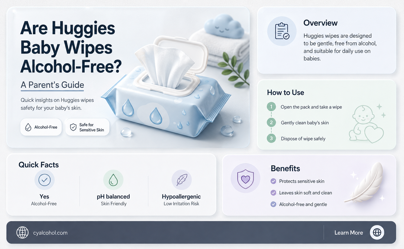 are huggies baby wipes alcohol free