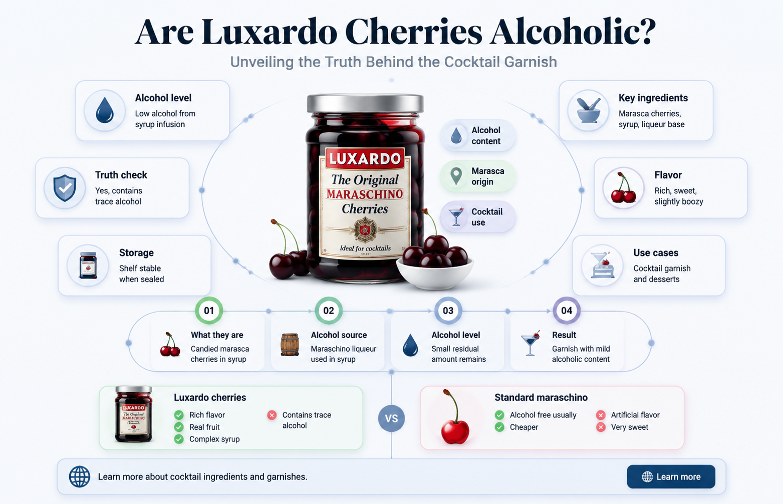 are luxardo cherries alcoholic