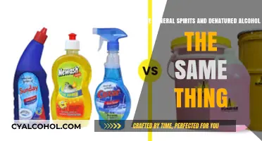 Mineral Spirits vs. Denatured Alcohol: What's the Difference?