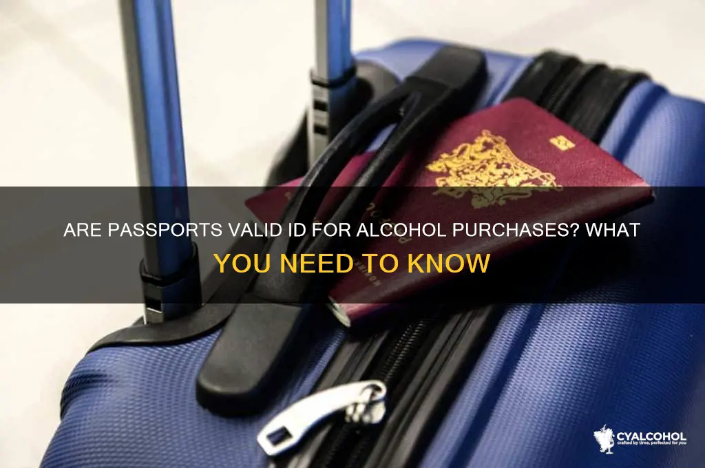 are passports valid id for alcohol