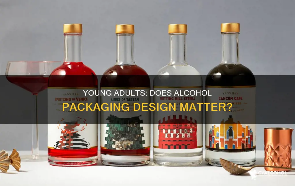 are people aged 21-37 interested in the packaaging on alcohol