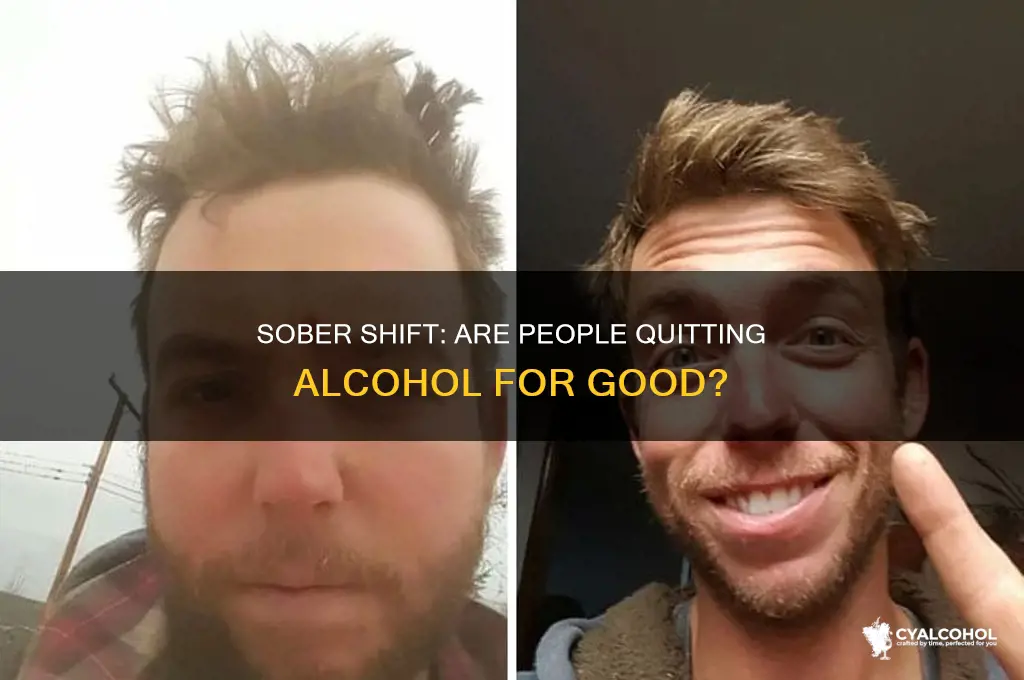 are people quitting alcohol