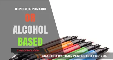 Pitt Artist Pens: Water-Based or Alcohol-Based? Unveiling the Truth