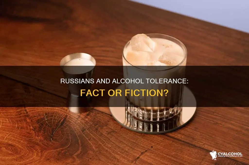 are russians more tolerant to alcohol