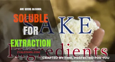 Exploring Alcohol Solubility in Seed Extraction: Methods and Applications