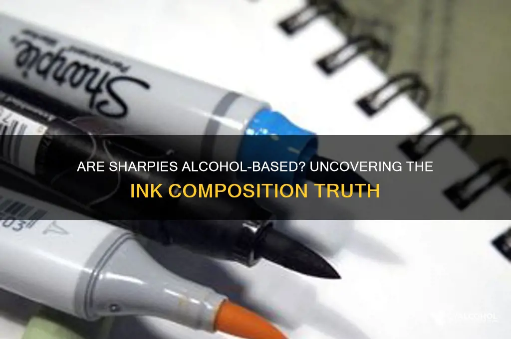 are sharpies alcohol based