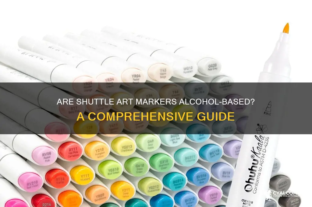 are shuttle art markers alcohol based