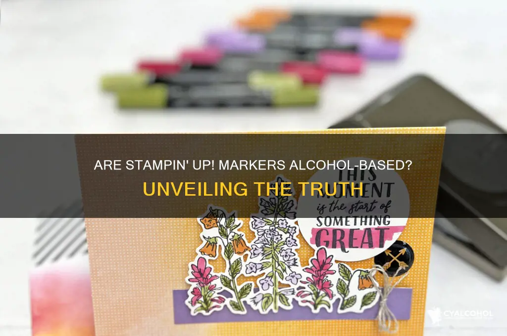 are stampin up markers alcohol based