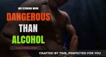 Steroids vs. Alcohol: Which Substance Poses Greater Health Risks?