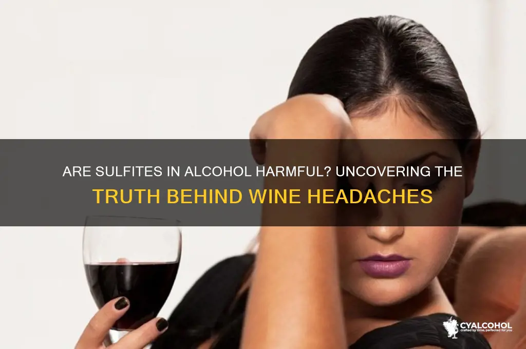 are sulfites in alcohol