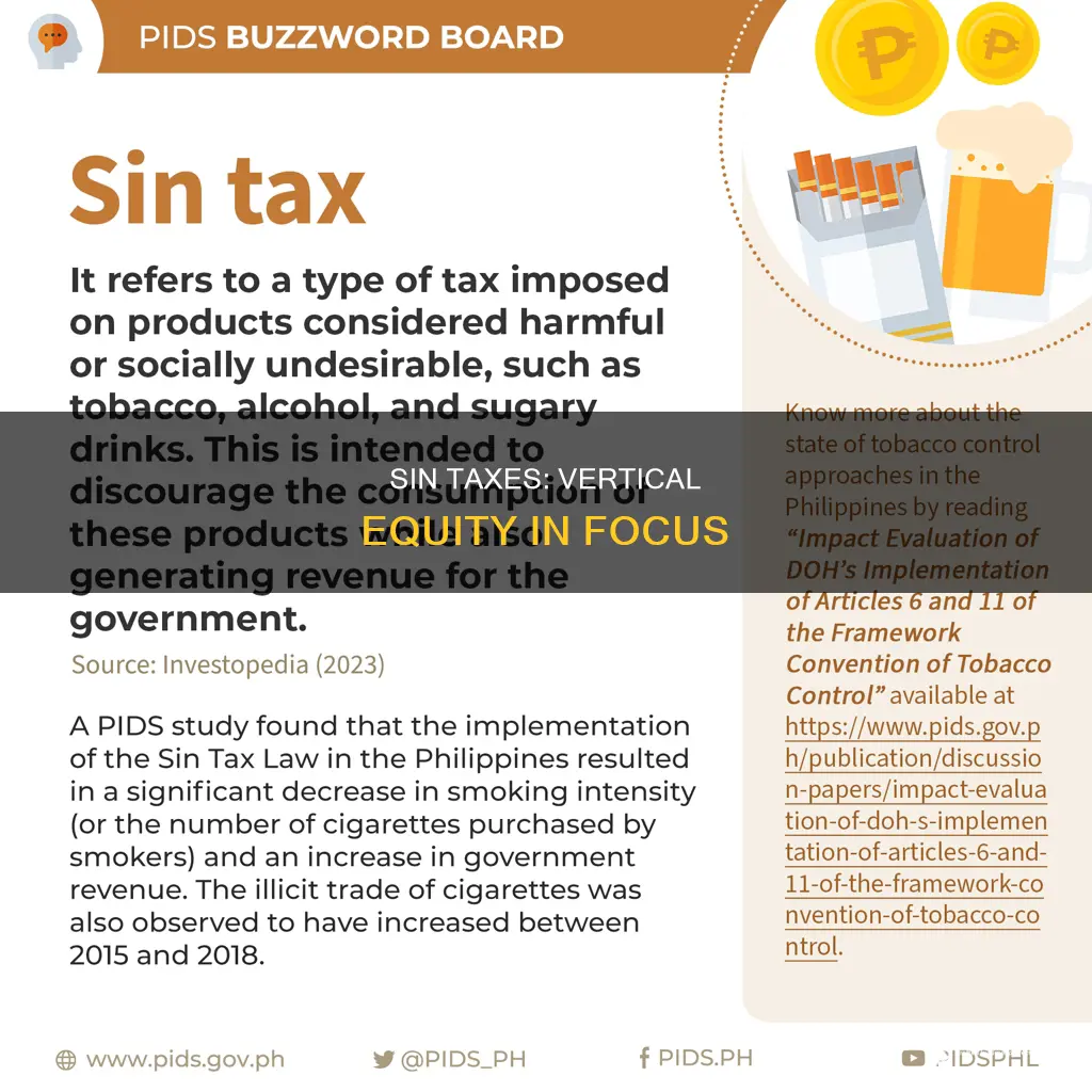 are taxes on alcohol and tobacco products vertically equitable